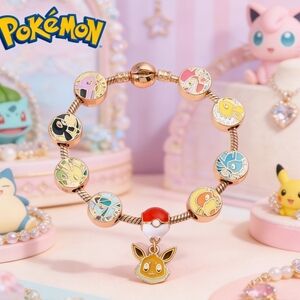 Limited Edition Pokémon Eevee & Eeveelutions Collector Charm Bracelet